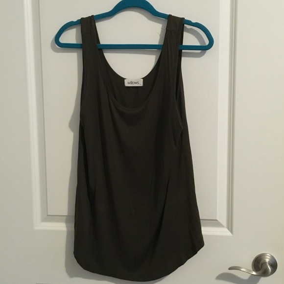 Willows Women's Olive Tank Top - Picture 1 of 4